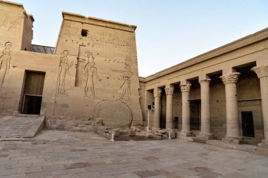 Aswan 'da bir tapınak - Eski Mısır' a ait