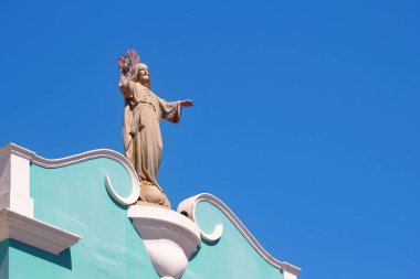 Bonanza kilisesindeki İsa figürü, Eski El Paso, La Palma, Kanarya Adaları, İspanya