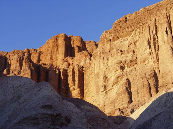 Oblíbená Lokalita Zlatého Kaňonu Pod Sluncem Death Valley Východní Kalifornie — Stock fotografie