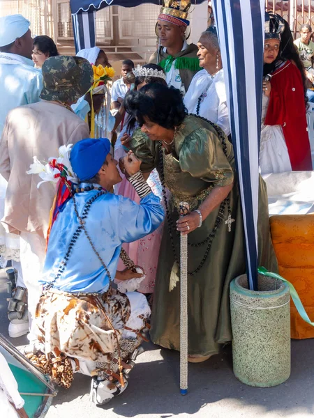 BELO ORIZONTE. MINAS GERAIS. Fırça darbesi. AGOSTO 05, 2007. Brezilyalı Folklorik Gruplar. Belo Horizonte şehrinden Brezilyalı Congado grupları. Brezilya.