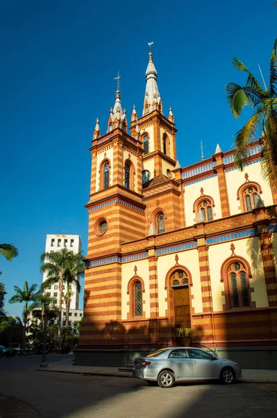 Located Avenida Afonso Pena Church Recently Renovated — Stock Photo, Image