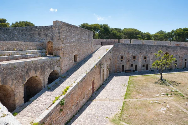 Fortaleza Pylos Niokastro Começou Ser Construída Pelos Otomanos 1573 Pouco — Fotografia de Stock