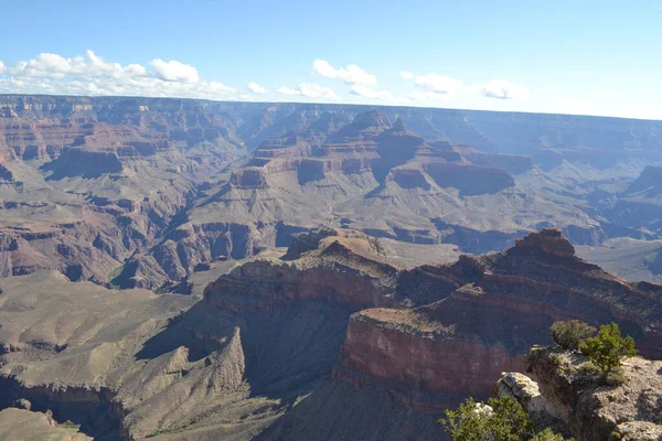 Eine Luftaufnahme Der Wunderschönen Berge Grand Canyon Arizona Usa — Stockfoto