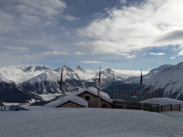 Skifahren Moritz Winter — Stockfoto