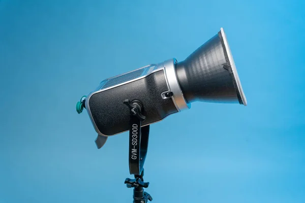 Een Studio Videolamp Continue Verlichting Voor Foto Videoshoot Een Statief — Stockfoto