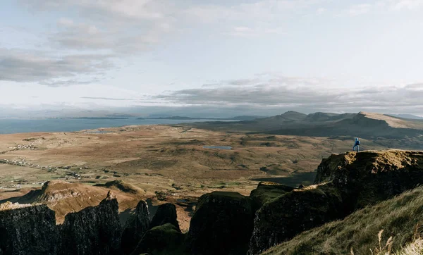 Вид Воздуха Сельский Остров Скай Шотландии — стоковое фото