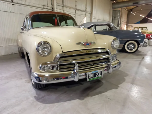 Avellaneda Argentina May 2022 Old Cream Chevrolet Chevy Deluxe Four — Stock Photo, Image