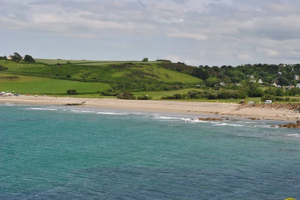 Colpo Affascinante Una Spiaggia Langland Bay — Foto Stock