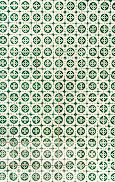 Azulejo Traditional Tiles Used Decorate Walls Floors Portugal — Stock Photo, Image
