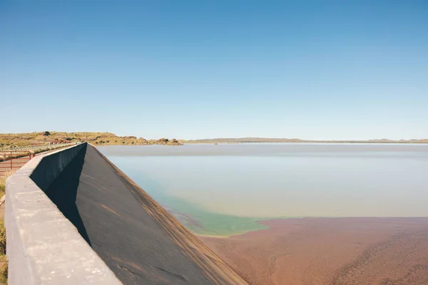 Una Vista Aerea Bellissimo Mare Una Giornata Sole Namibia — Foto Stock