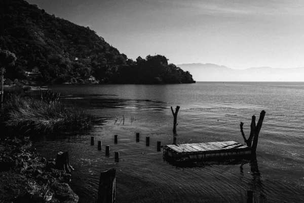 Ein Schöner Blick Auf Den Atitlan See Guatemala — Stockfoto