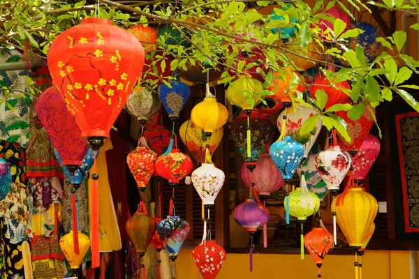 Traditional Colorful Lanterns Hoi Vietnam — Stock Photo, Image
