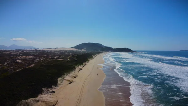 Drone View Beautiful Sea Florianopolis Brazil — Stock Photo, Image