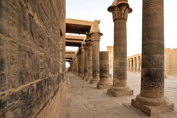 Świątynia Philae Aswan Starożytny Egipt Tem — Zdjęcie stockowe