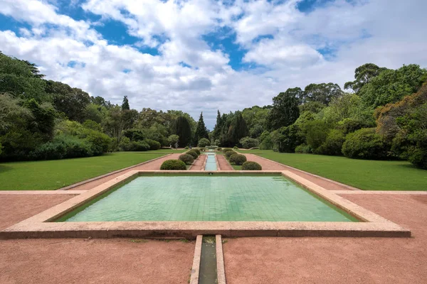 Una Foto Los Jardines Casa Serralves Port — Foto de Stock