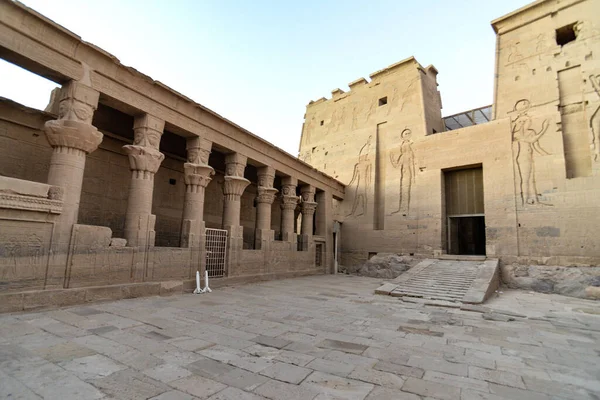 Świątynia Philae Aswan Starożytny Egipt Tem — Zdjęcie stockowe
