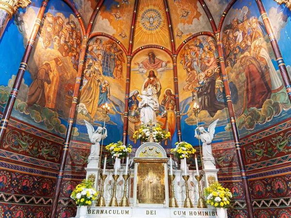 Está Localizado Avenida Afonso Pena Igreja Recentemente Renovada — Fotografia de Stock