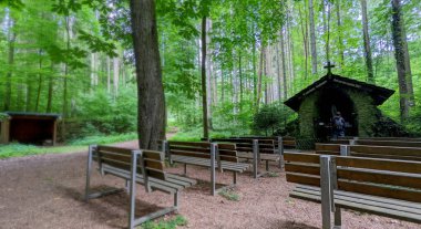 Die Grotte 'nin güzel sahnesi, Niedernberg, Almanya