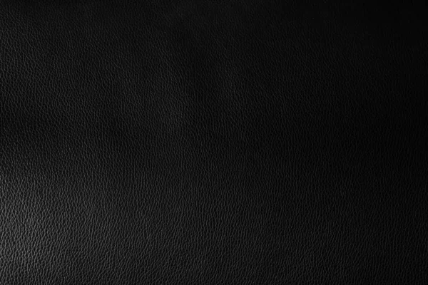 Closeup Black Leather Material Background — Stock Photo, Image