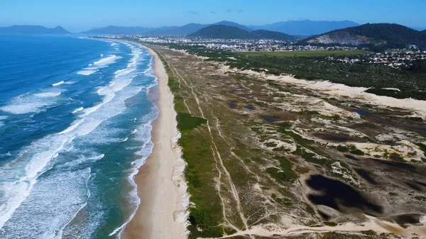 Drone View Beautiful Sea Florianopolis Brazil — Stock Photo, Image