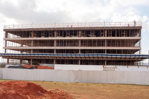 Brasília Brasil Junho 2022 Construção Novos Edifícios Comerciais Apartamento Bloco — Fotografia de Stock
