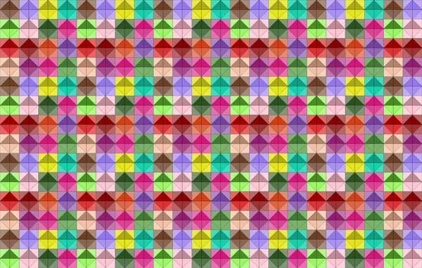 Dreiecke Und Quadrate Farbe Geometrisches Muster Hintergrund Mit Schatten Wiederholen — Stockfoto