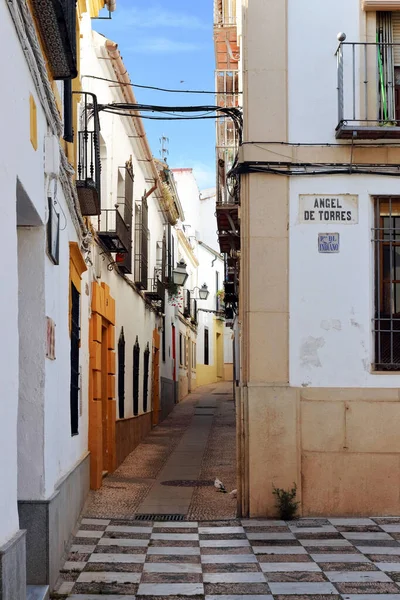 Alley Στην Παλιά Πόλη Juderia Της Κόρδοβας — Φωτογραφία Αρχείου