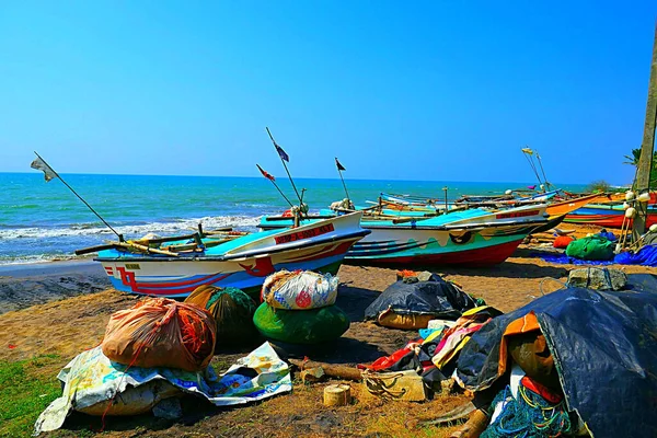 Océano Índico Que Rodea Kalutara Sri Lanka Rico Atún Pez — Foto de Stock