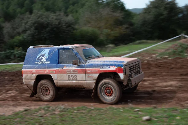 Fasnissan Patrol 160 Sorozat Felkészült Dakar Rally — Stock Fotó