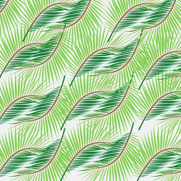 Yeşil yaprakların doğa arkaplanı - illüstrasyon