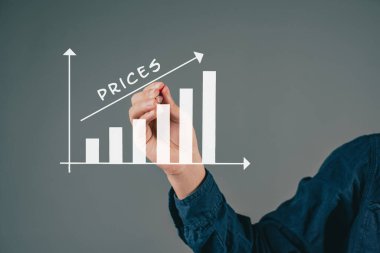 Grafikte küresel artan fiyatlar, yüksek yaşam giderleri, market, doğalgaz ve elektrik maliyetleri, dolar ve avro enflasyonu sıkıntısı