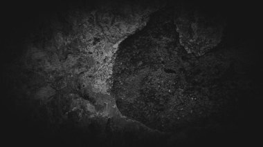 Bir kayanın ya da betonun engebeli yüzeyine yakın çekim