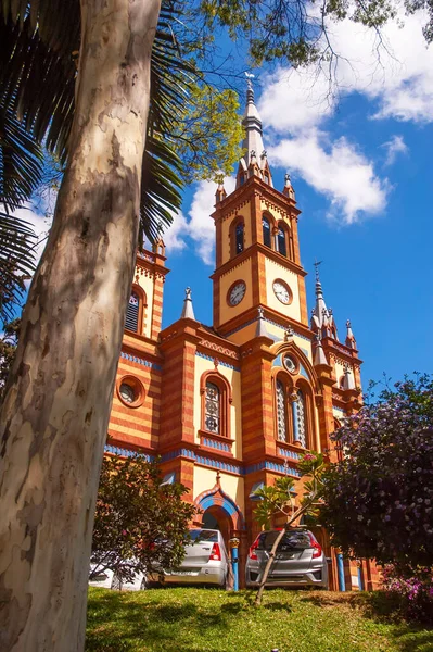 Dies Ist Die Zentralste Kirche Der Hauptstadt Belo Horizonte Befindet — Stockfoto