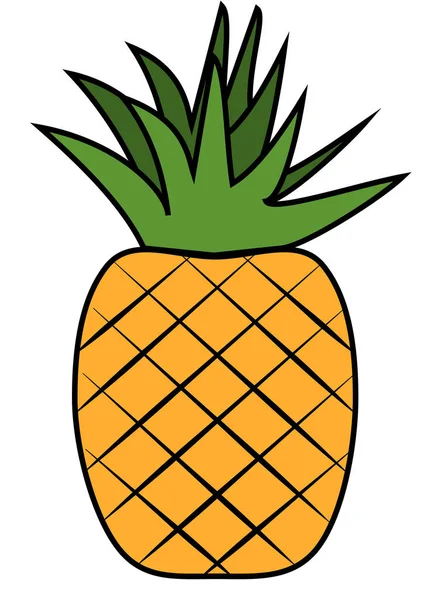 Dokular veya arka planda ücretsiz illüstrasyon için desenler oluşturmak için bir Ananas tasviri