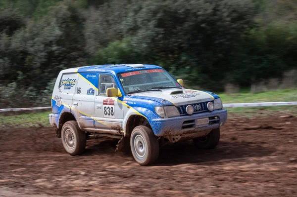 Nagy Toyota Land Cruiser J95 Felkészült Dakar Rally — Stock Fotó