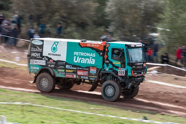Green Petronas Team Iveco Todoterreno Carreras Camiones —  Fotos de Stock