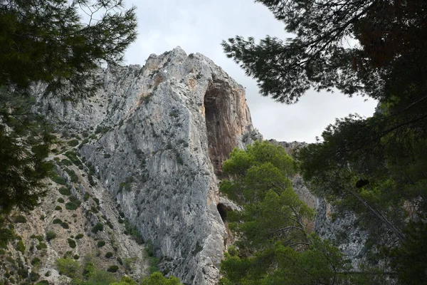 Beautiful Shot Natural Arch Caminito Del Rey — Stock Photo, Image