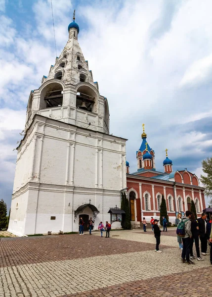 Vertical Shot Cathedral Square Bell Tower Temple Tikhvinskaya Mother God — Stock Photo, Image