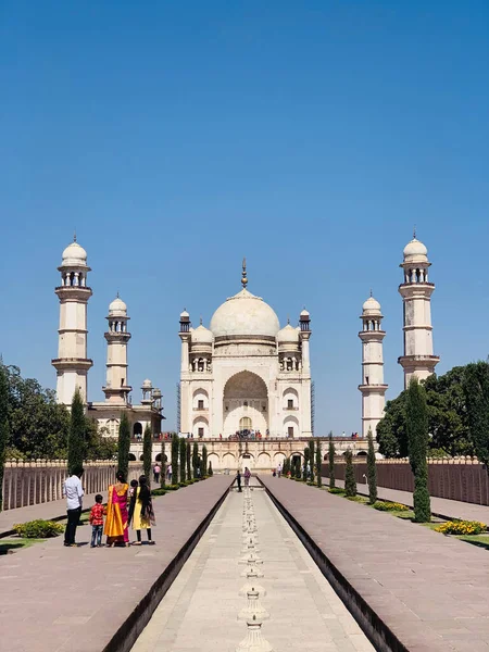 Tiro Vertical Taj Mahal Agra Índia — Fotografia de Stock