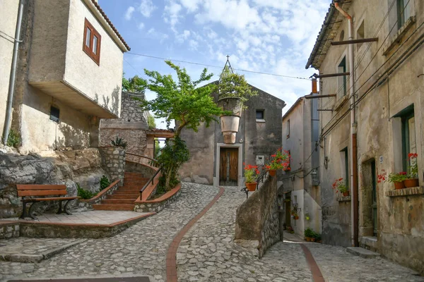 Eine Enge Straße Zwischen Den Alten Häusern Von Petina Einem — Stockfoto