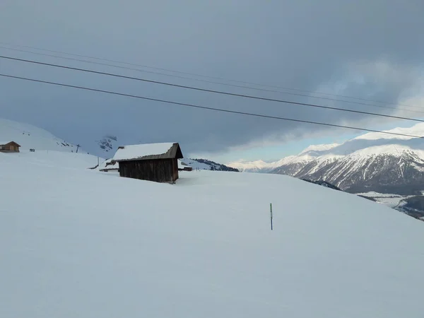 Esqui Moritz Inverno — Fotografia de Stock