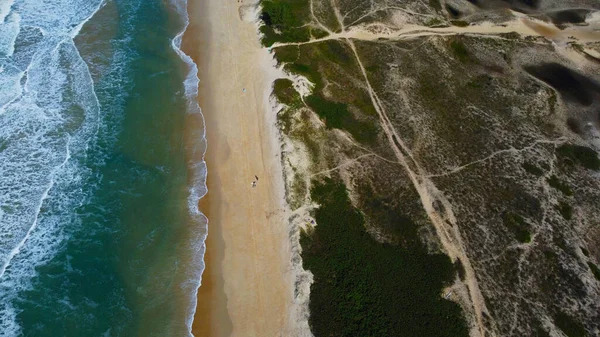 Беспилотник Видом Красивое Море Бразилии — стоковое фото