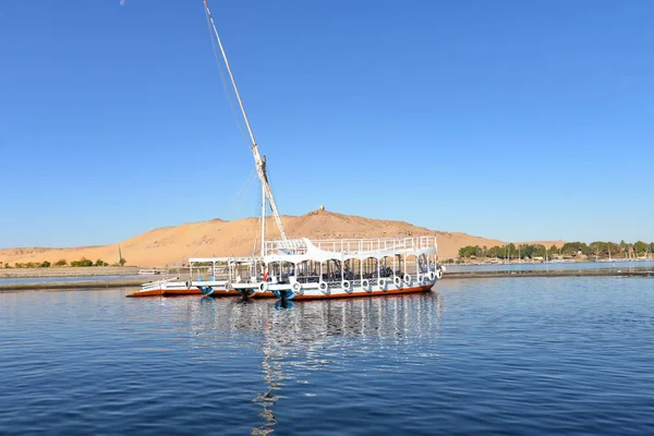 Reis Naar Aswan Geniet Van Natuur — Stockfoto