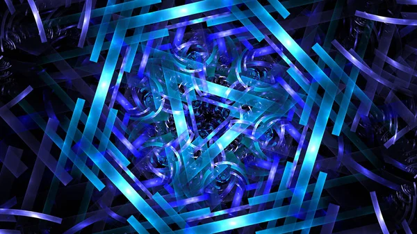 Mavi güzel fraktal ya da isim şablonu arka planı