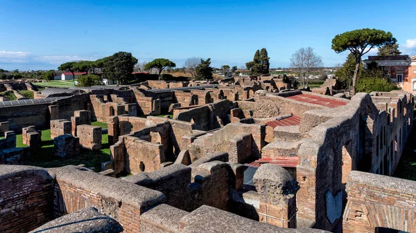 Рим Ostia Antica Insula Giove Ganimede — стоковое фото
