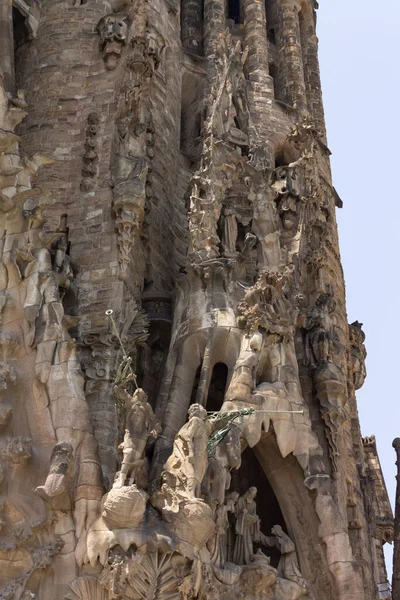 Barcelona, İspanya 'da bulunan tarihi bazilika Gaudi La Sagrada Familia' nın bir parçası.