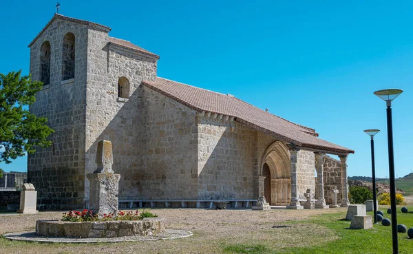 Bela Igreja Antiga San Pedro Tejada Vale Valdivieso Província Burgos — Fotografia de Stock