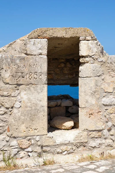 Pevnost Pylos Niokastro Začala Být Postavena Osmany Roce 1573 Krátce — Stock fotografie