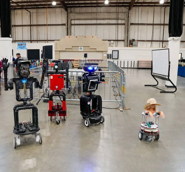 Robot Tubi Pvc Alla Maker Faire Bay Area 2019 — Foto Stock
