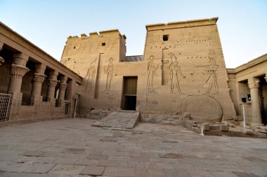 Aswan 'da bir tapınak - Eski Mısır' a ait